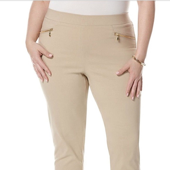 rafaella comfort straight leg pants